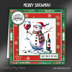 Merry Snowman Kit-12