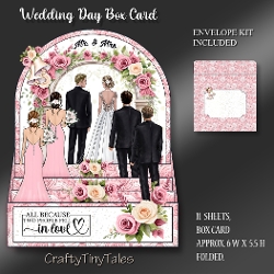 Wedding Day Box Card - Blush