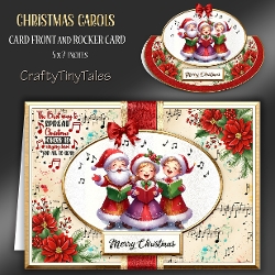 Christmas Carols-Card Front and Rocker Card-1