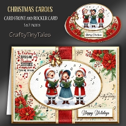 Christmas Carols-Card Front and Rocker Card-3