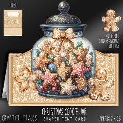 Christmas Cookie Jar Tent Card-2