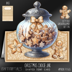 Christmas Cookie Jar Tent Card-5