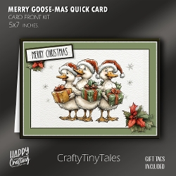 Merry Goose-mas Quick Card Kit-2