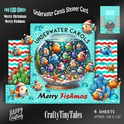 Underwater Carols Stepper Card