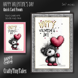 Happy Valentines Day Card Fronts Kit-4