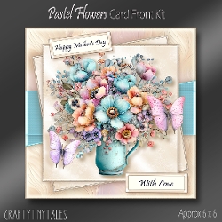 Pastel Flowers Cardfront Kit-2