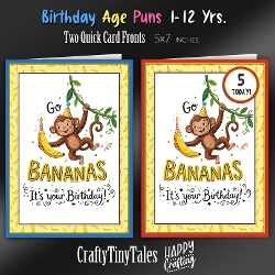 Birthday Age Puns Card Fronts Kit-9