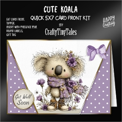 Cute Koala 5x7 Card Front K2