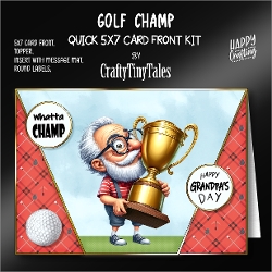 Golf Champ 5x7 Card Front-K4