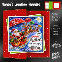 Santas Weather Funnies Fold Back Kit-2