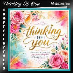 Thinking Of You Card Front Kit-2