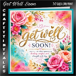 Get Well Soon Card Front Kit-2