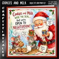 COOKIES AND MILK 7x7 Kit
