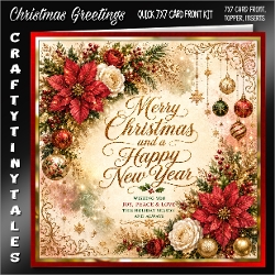 CHRISTMAS GREETINGS 7x7 Kit-4