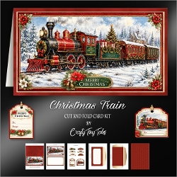 cup1453088_1784 - Christmas Train Cut-And-Fold Card-K4