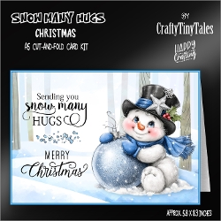 cup1466778_1784 - Snow Many Hugs Cut-And-Fold Card Kit-2