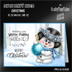 cup1466782_1784 - Snow Many Hugs Cut-And-Fold Card Kit-6