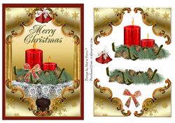 Red Christmas Candles
