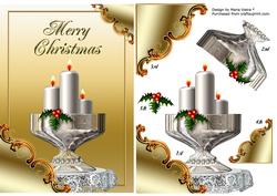 White Christmas Candles