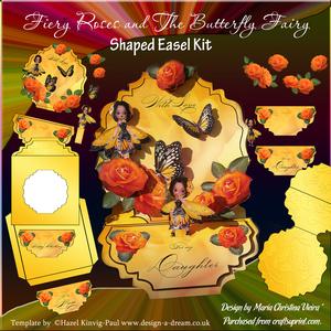 Fiery Roses and the Butterfly Fairy