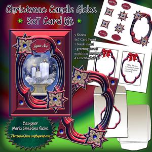 Christmas Candle Globe Card Kit