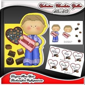 Valentine Chocolates Yellow Mini Kit