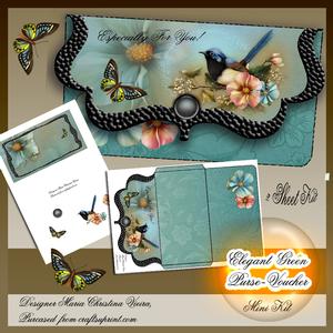 Elegant Green Purse Voucher