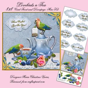 Lovebirds N Tea 8x8 Mini Kit