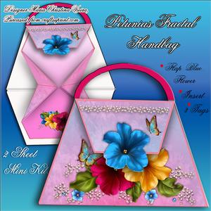 Petunias Fractal Handbag