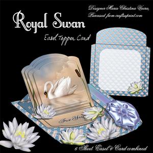 Royal Swan Easel Topper Kit