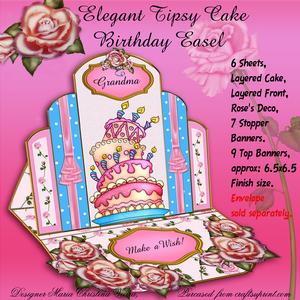 Elegant Tipsy Cake