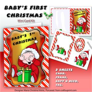 Baby's First Christmas Card