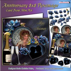 Anniversary 8x8 Pyramage Card Front