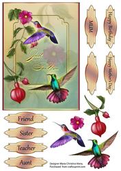 Precious Birds 5x7 Card Front