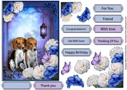 Blue Carnations