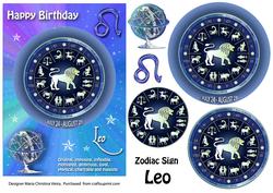 Zodiac Sign Mystical Leo