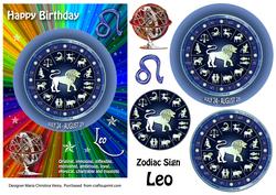 Zodiac Sign Rainbow Leo