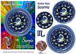 Zodiac Sign Scorpio Rainbow