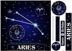 Star Sign Aries 8x8
