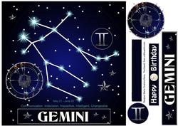 Star Sign Gemini 8x8