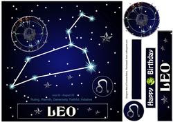 Star Sign Leo 8x8