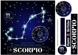 Star Sign Scorpio 8x8