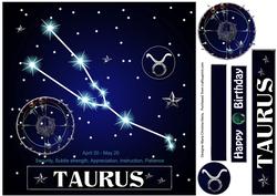 Star Sign Taurus 8x8
