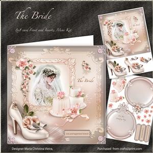 The Bride 8x8 Card Front