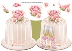 Cake and Champagne Full Card