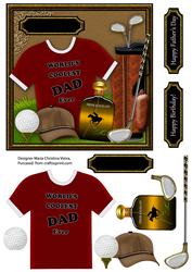 Father's Day B.day 6x6 Front