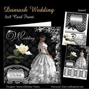 Damask Wedding 8x8