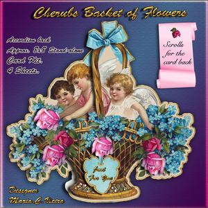 Angels Basket of Flowers