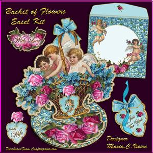 Basket of Flowers Easel Kit