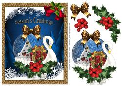 Winter Swan 6x8 Card Front